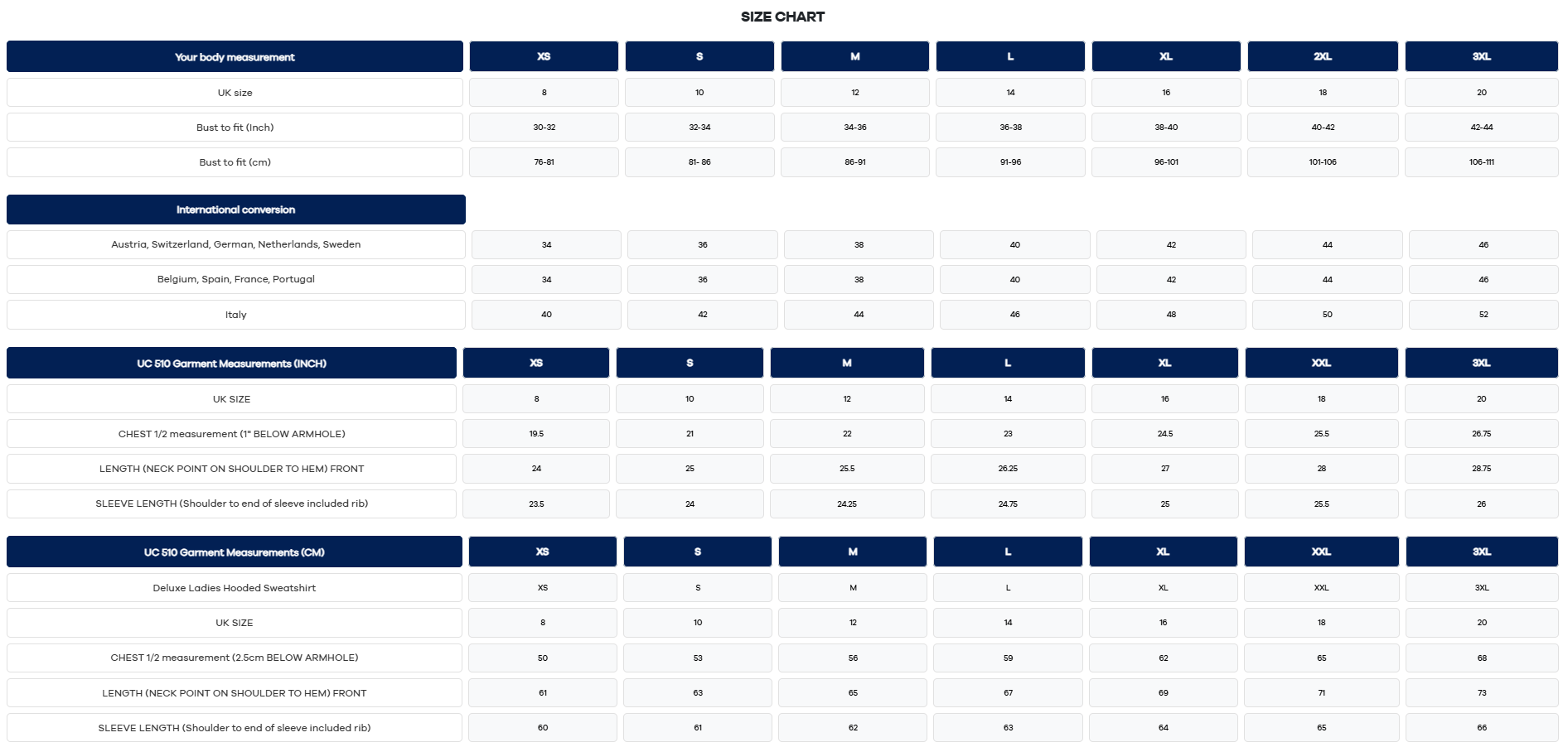 Ladies Deluxe Hooded Sweatshirt