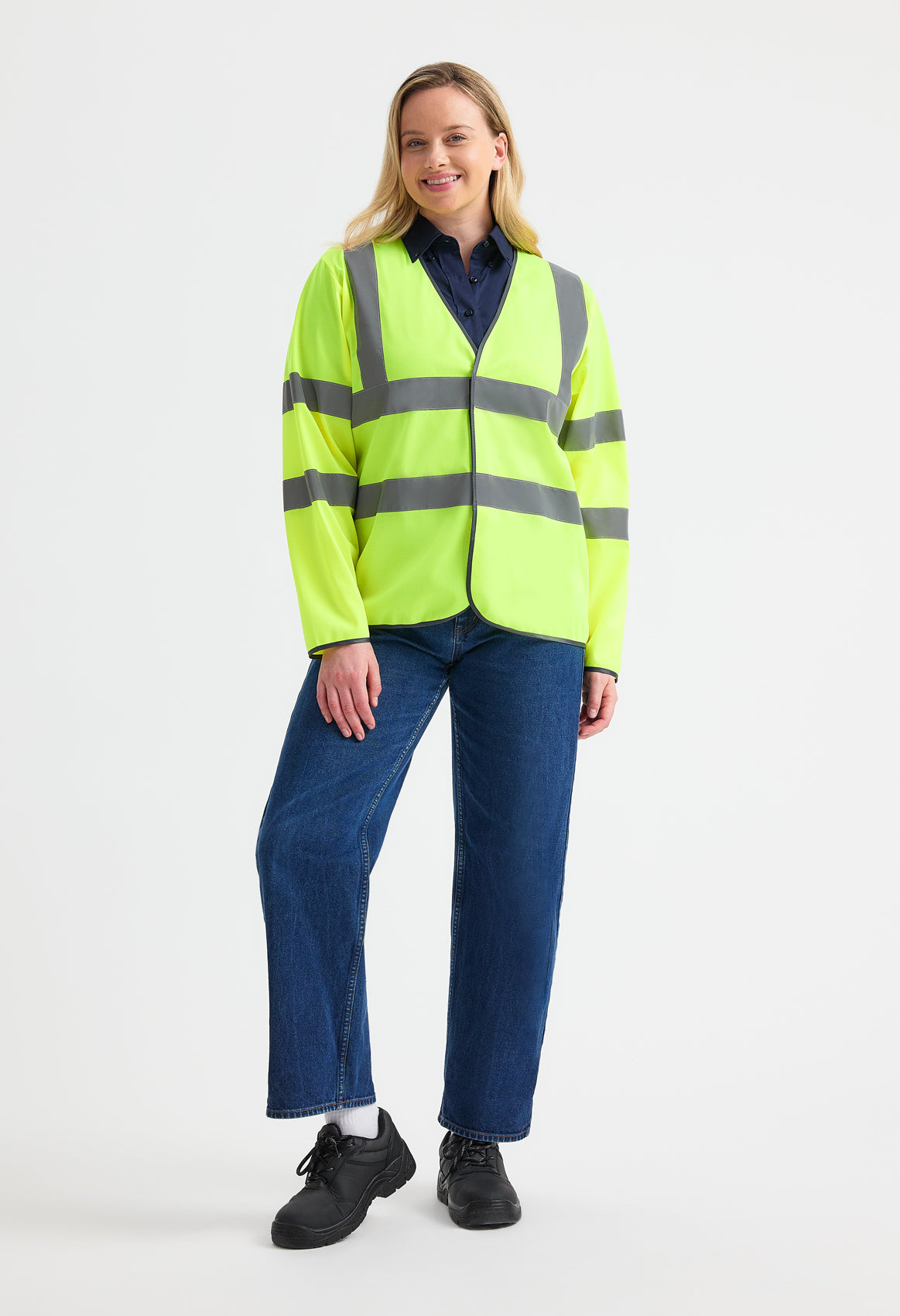 Long Sleeve Hi Vis Safety Waistcoat
