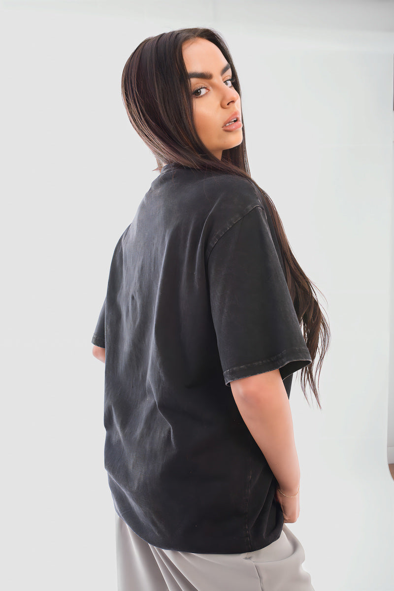 Oversized Short Sleeve Casual Loose Top