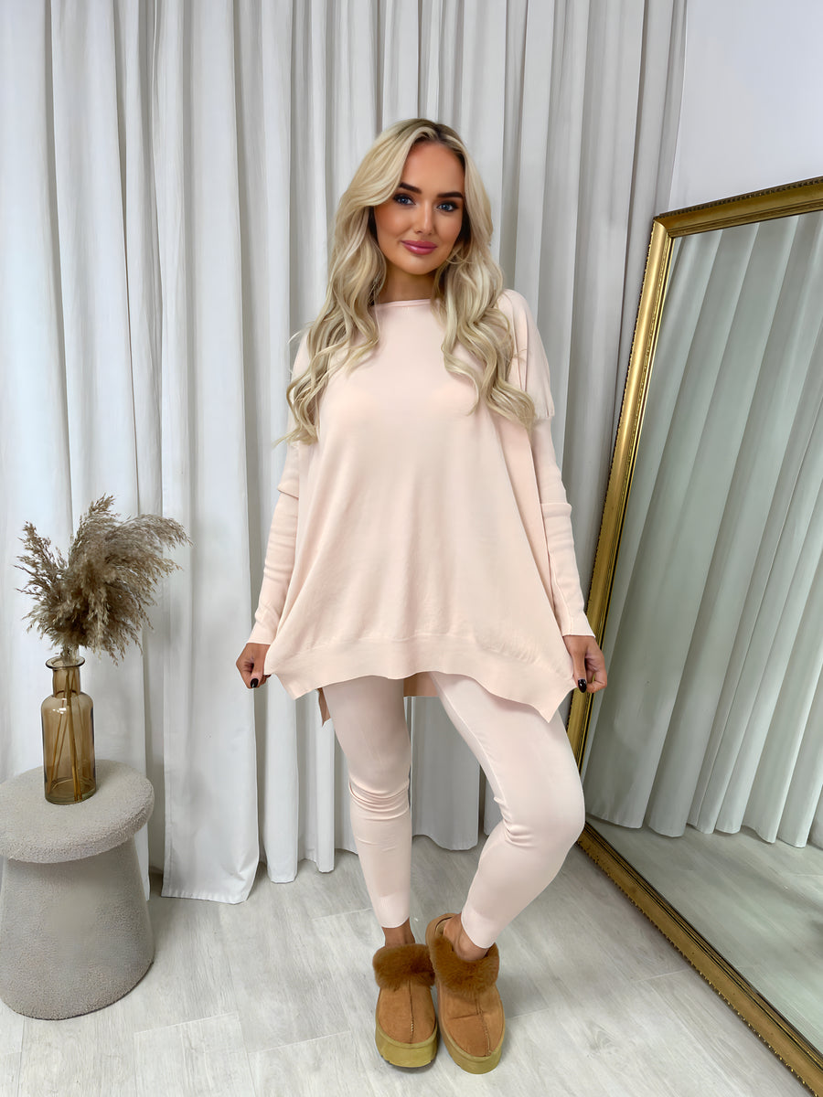 Oversized Long Sleeve Top and Leggings Co-ord Set