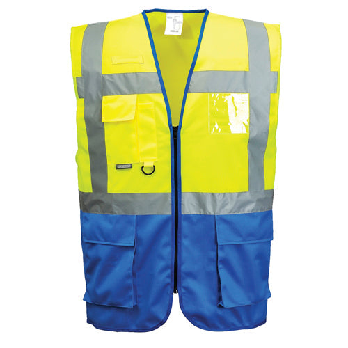 Portwest C476 Warsaw Executive Hi Vis Zip Vest