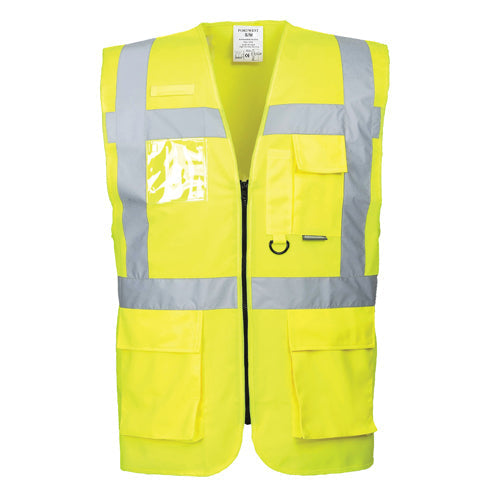 Portwest S476 Berlin Executive Hi Vis Zip Vest