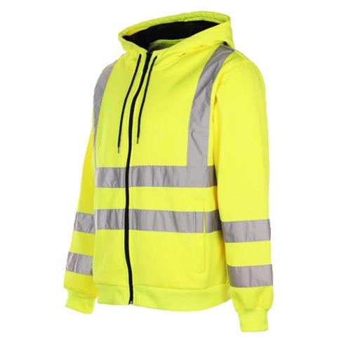 Hi Vis HV008 Hooded Zipper