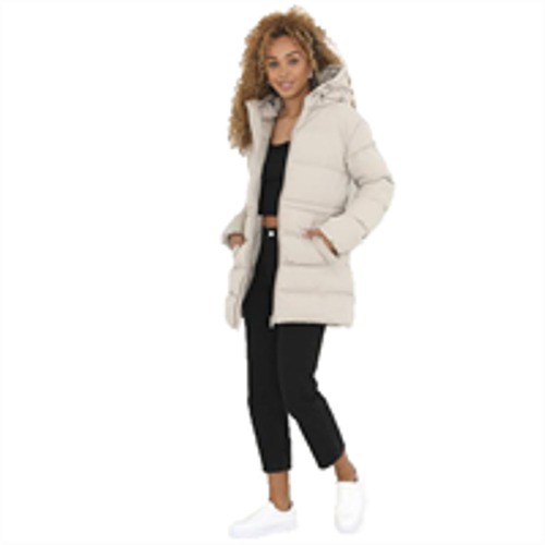 Ladies Brave Soul Dominica Long Padded Jacket by Ek Wholesale