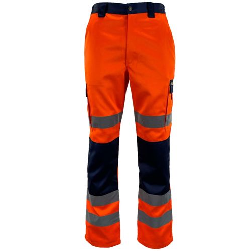 Hi Vis Polycotton Cargo Trousers - HV516 by Ek Wholesale