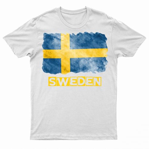Adults Sweden T-Shirt by Ek Wholesale
