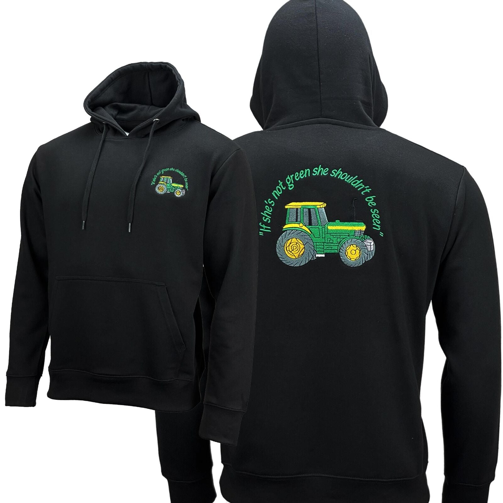 Adults Tractor Hoodie by Ek Wholesale
