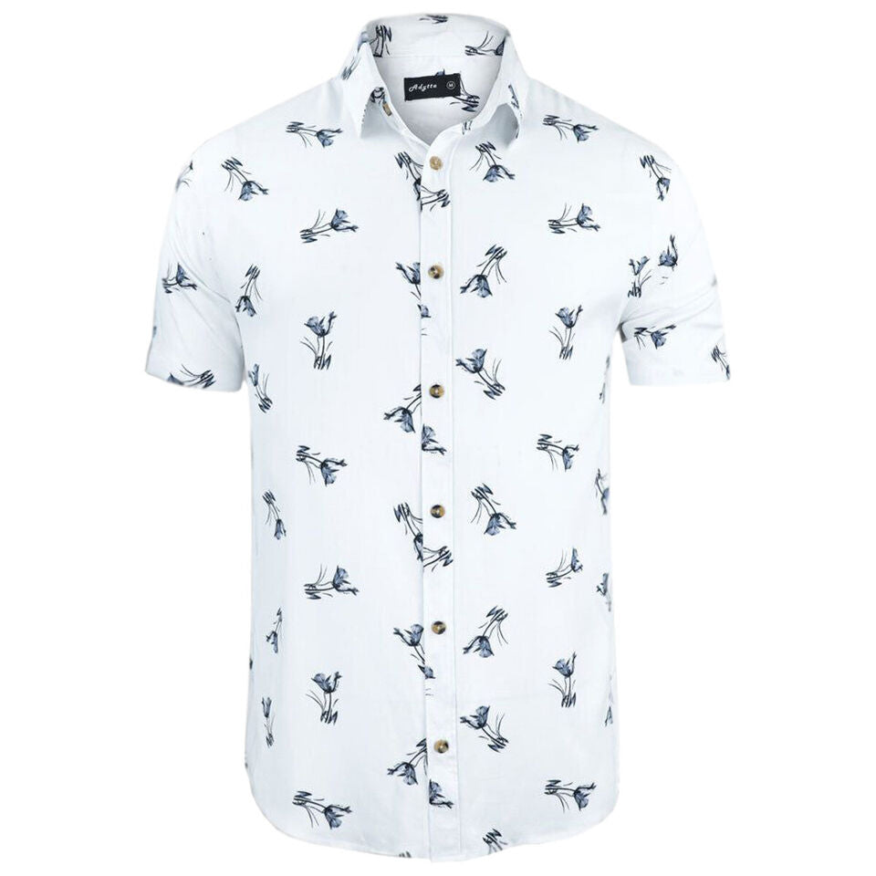 Men's Hawaiian Printed Viscose Shirts