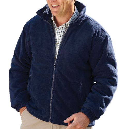 Mens Champion Glen Padded Fleece Jacket by Ek Wholesale