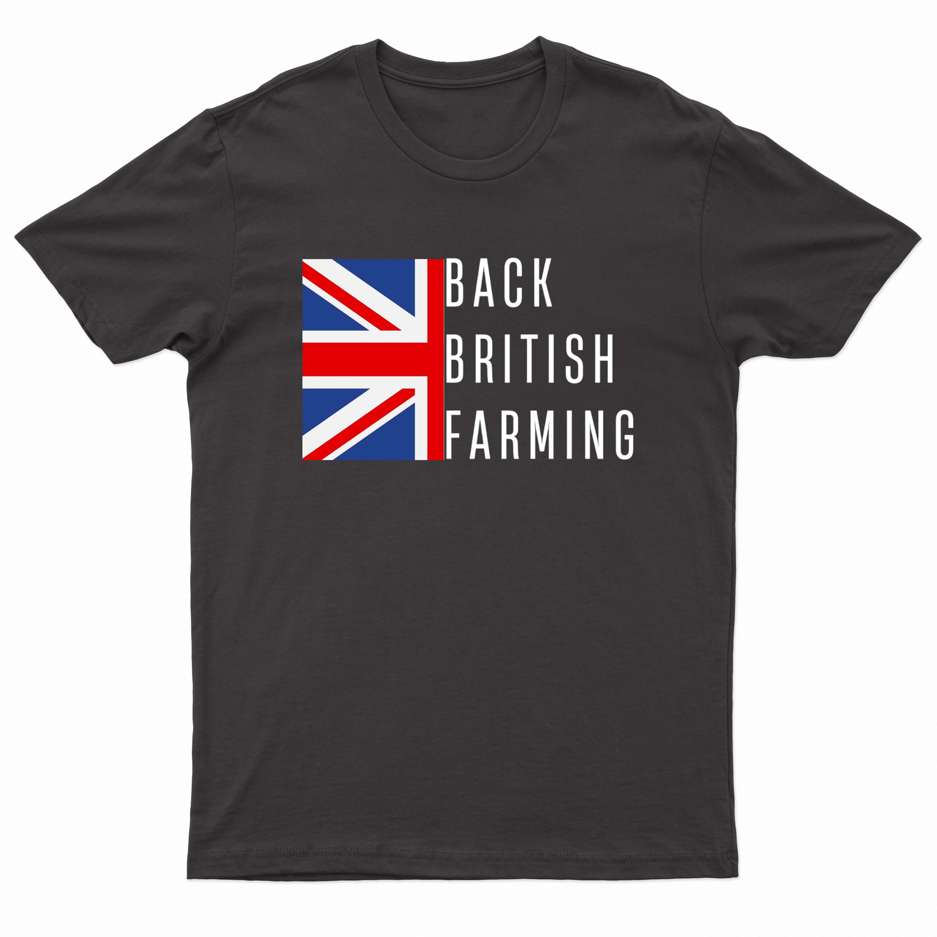 Back British Farmers - Printed T-Shirts by Ek Wholesale
