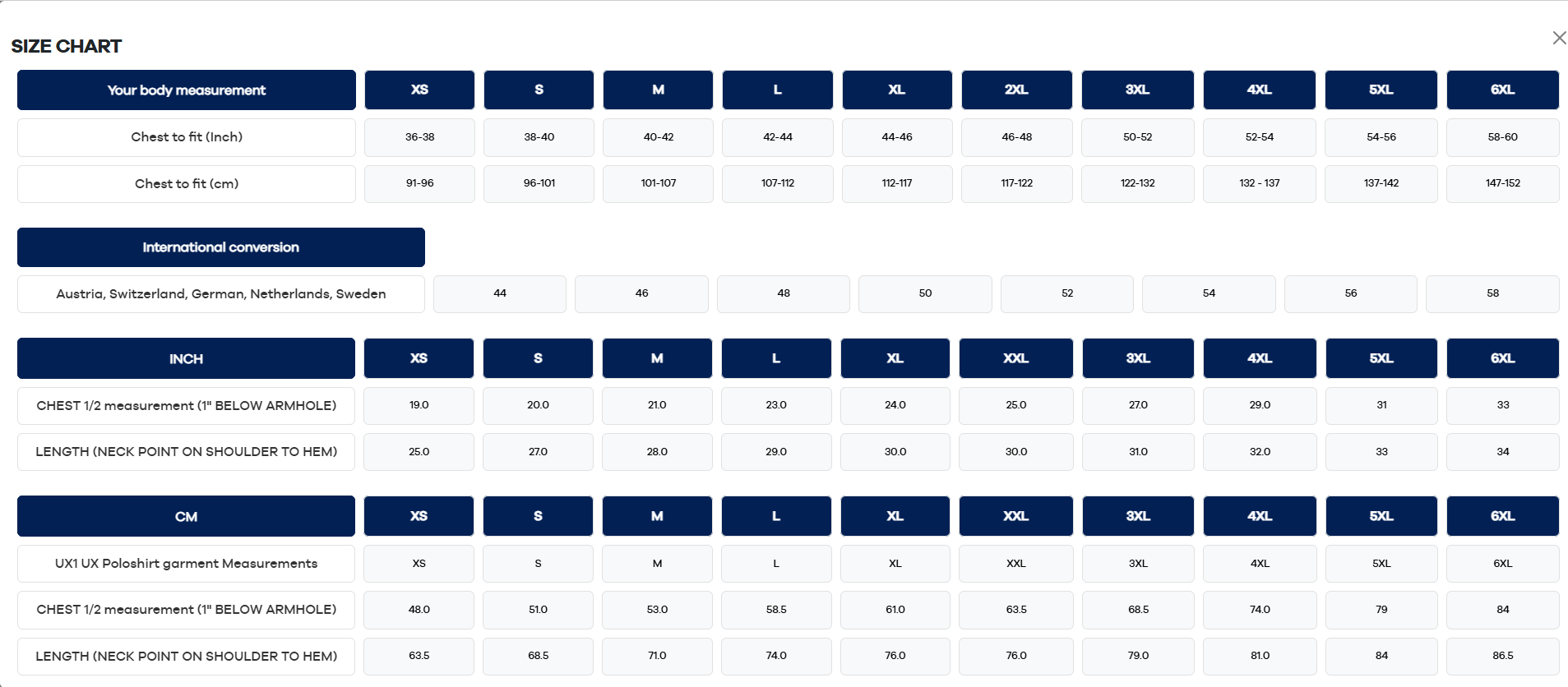 The UX Polo