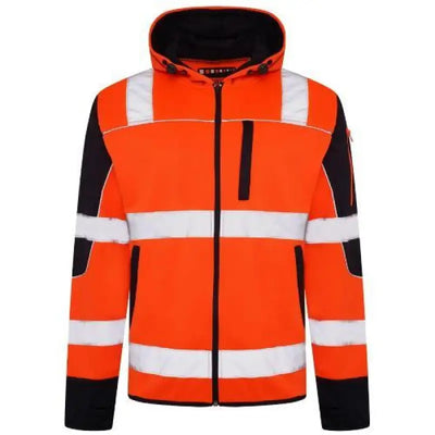 Aviator Hi Vis Zip Hoody AV044 Elite Urban