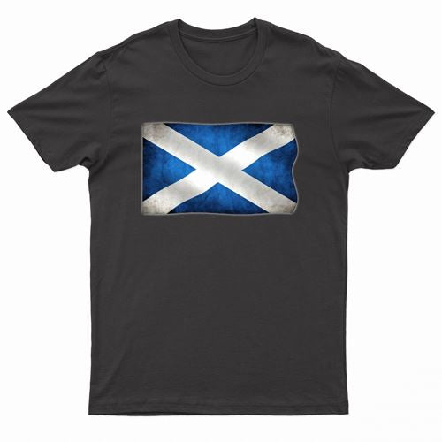 Adults Scotland Printed Scottish Flag T-Shirt by Ek Wholesale