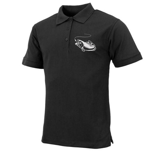 Mens Fish Logo Polo by Ek Wholesale