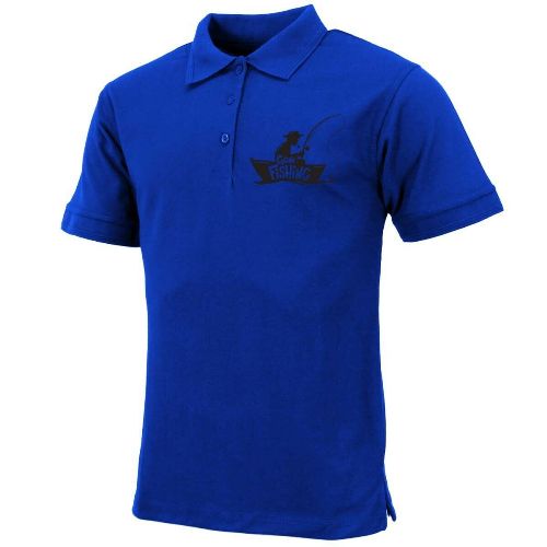 Mens "Gone Fishing" Polo Shirt by Ek Wholesale