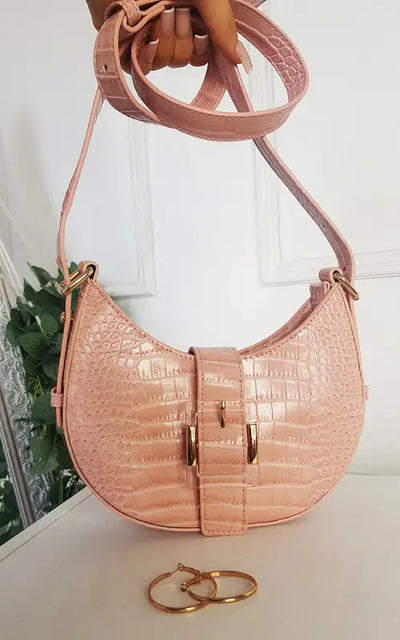 Buckle Cross Body Bag - Handbag