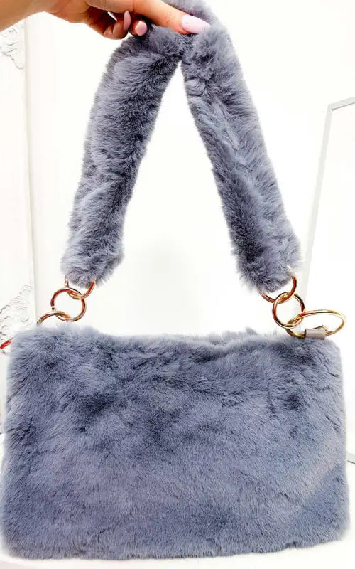 Fluffy Shoulder Bag - Handbags