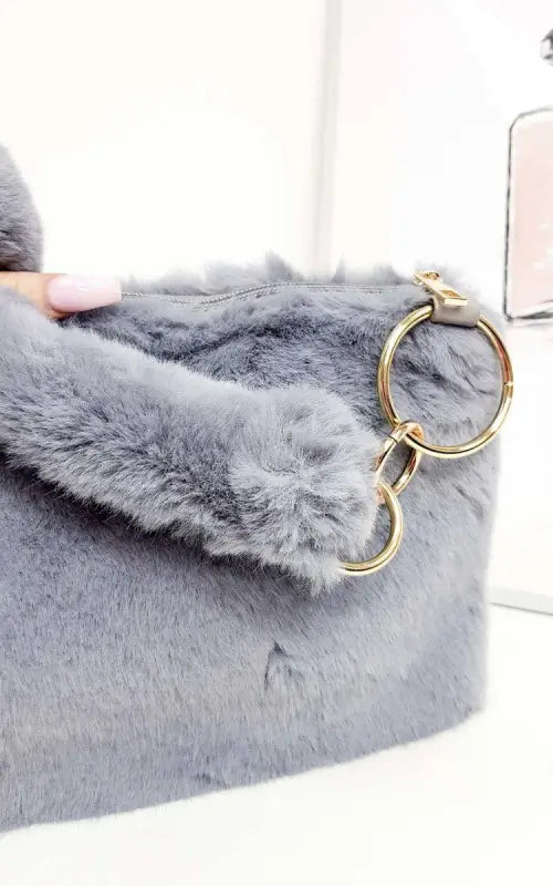 Fluffy Shoulder Bag - Handbags