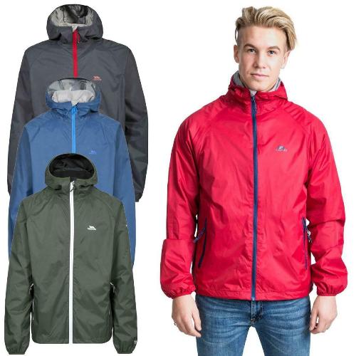 Mens Trespass Rocco II 5000mmRain Jacket by Ek Wholesale