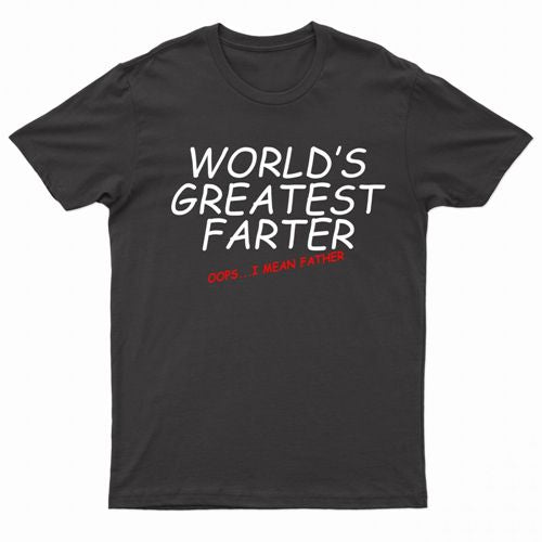 Father's Day 'Greatest Farter' T-Shirt by Ek Wholesale