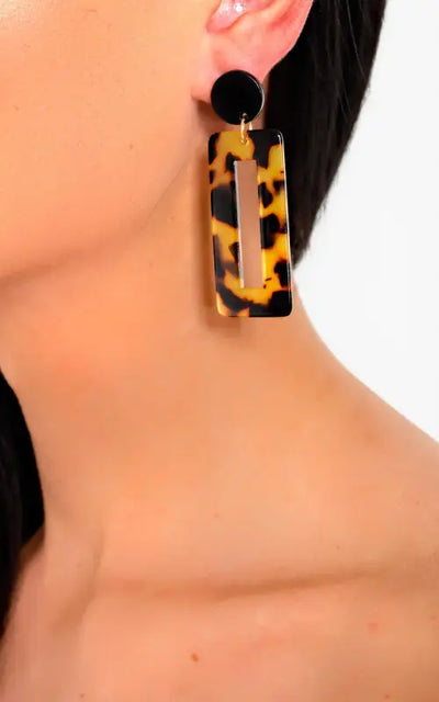 Geometric Drop Earrings - Elite Urban