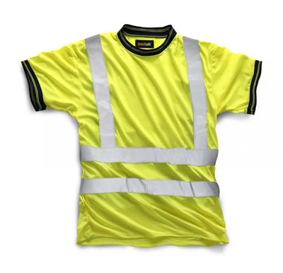 Hi Vis HV007 Short Sleeve Crew Neck T-Shirt Elite Urban