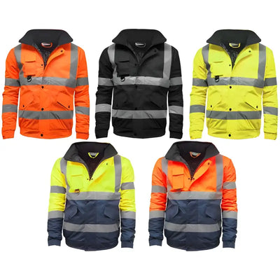 Hi Vis HV301 Bomber Jacket Elite Urban