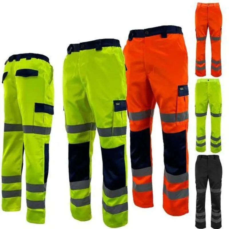 Hi Vis Polycotton Cargo Trousers - HV516 Elite Urban