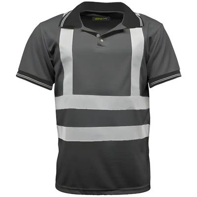 HV004 Hi Vis Short Sleeve Polo Shirt Elite Urban