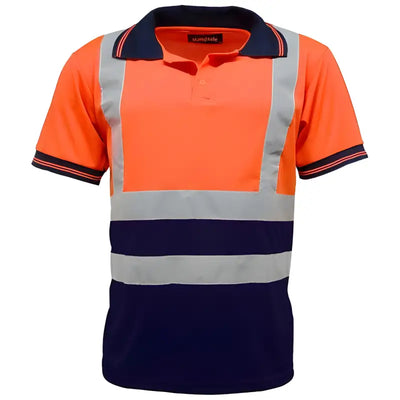 HV004 Hi Vis Short Sleeve Polo Shirt Elite Urban