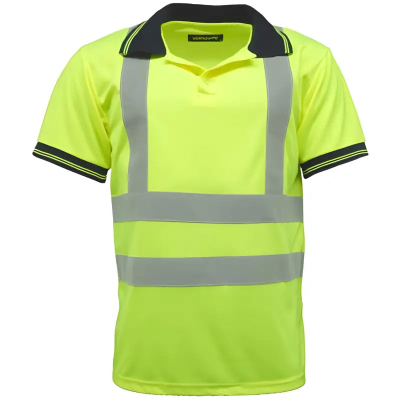 HV004 Hi Vis Short Sleeve Polo Shirt Elite Urban