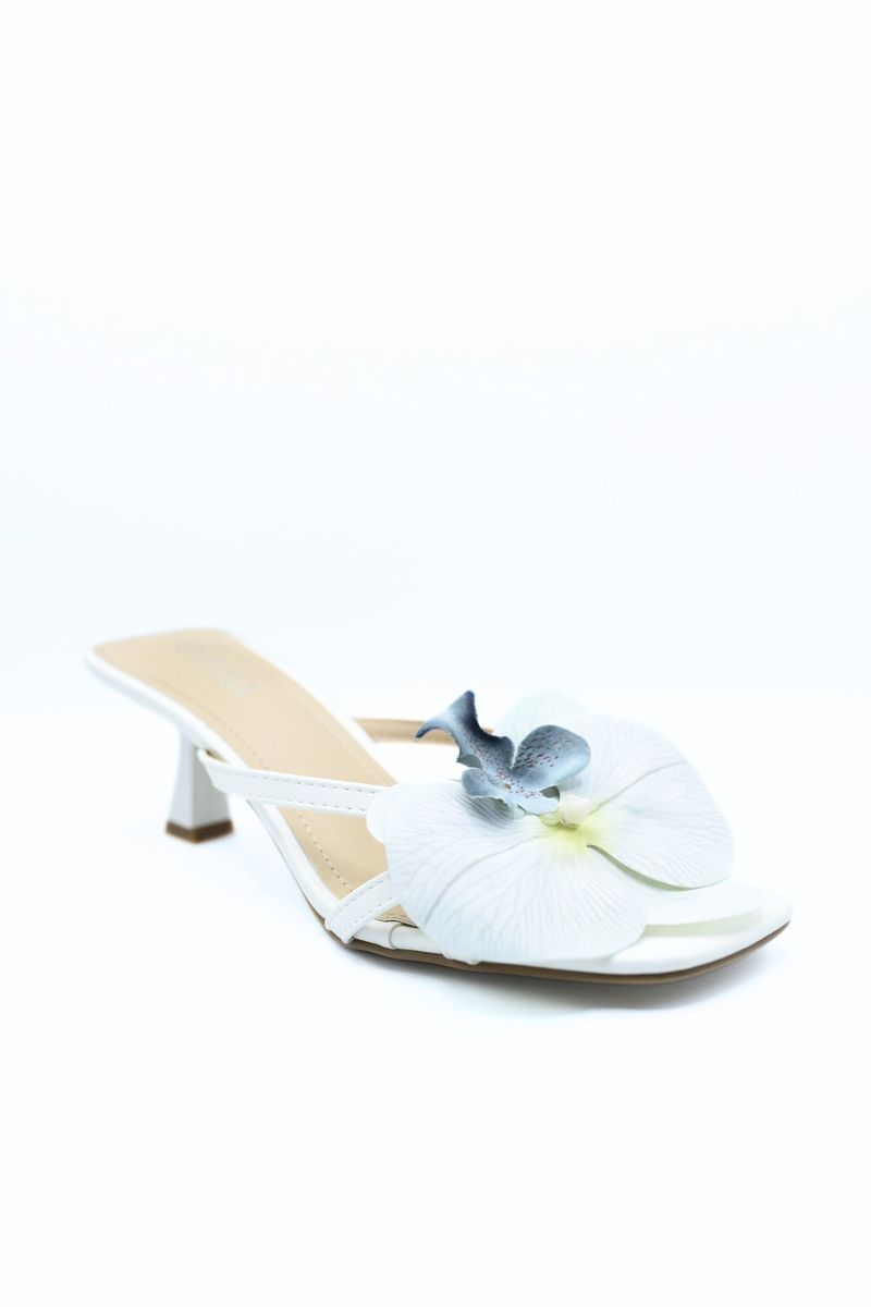 Floral Strap High Heels