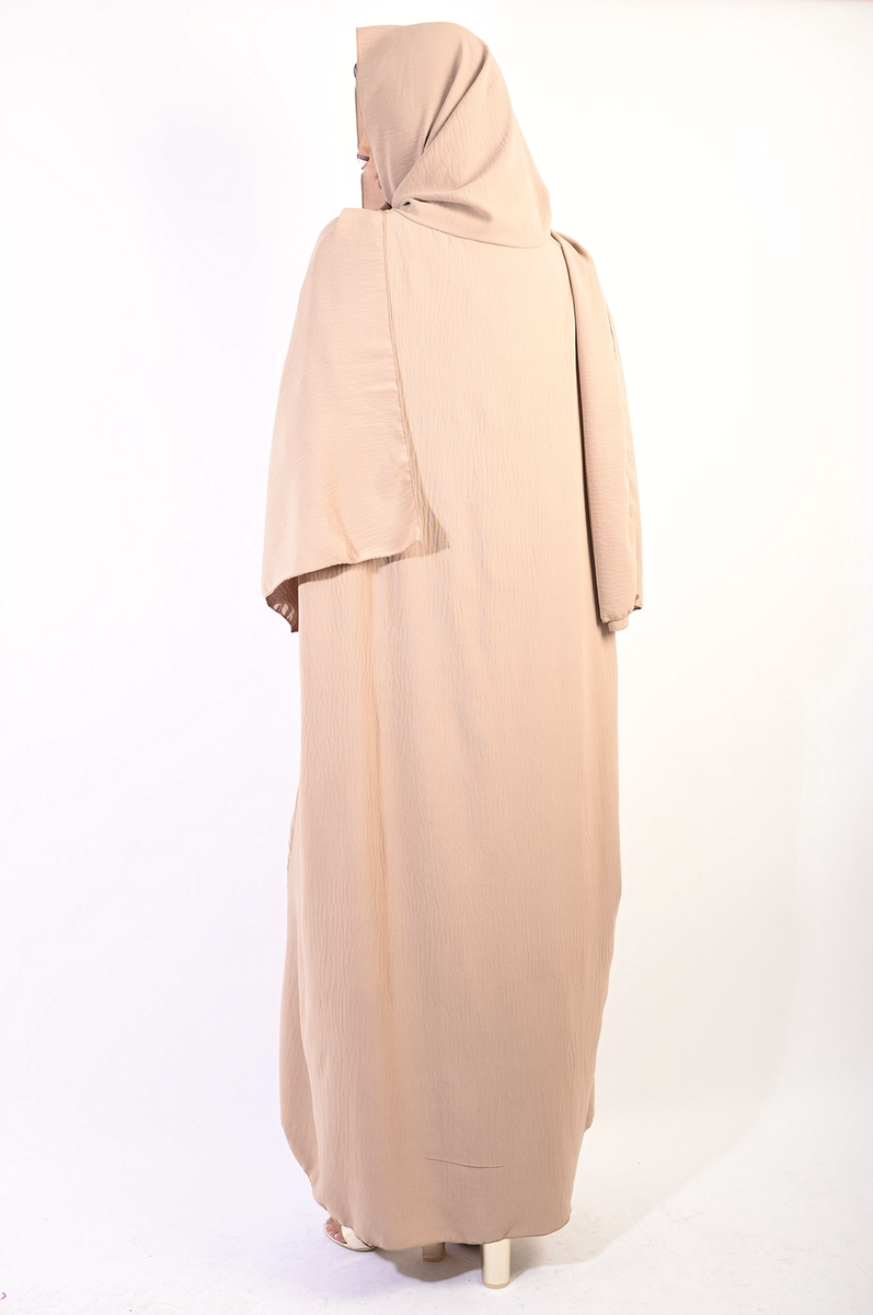 Long Sleeve Closed Abaya Maxi Dress by Moda