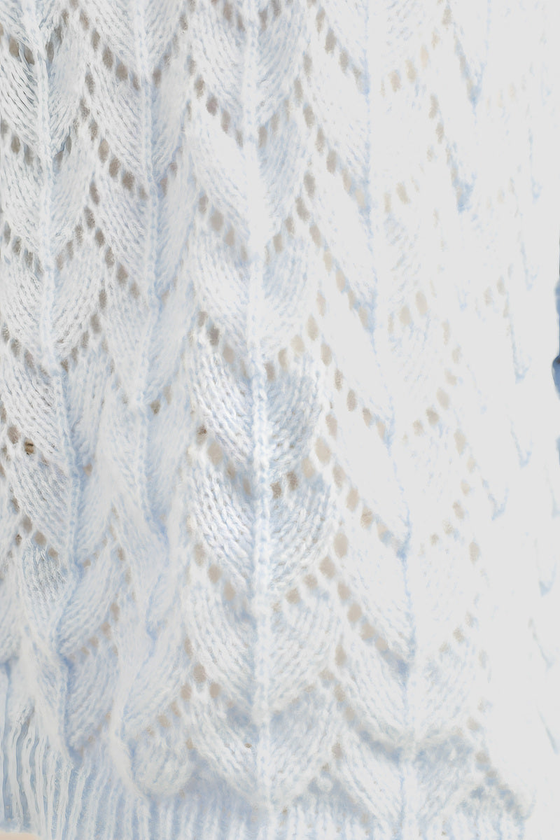 Half Sleeve Chunky Cable Knit Jumper