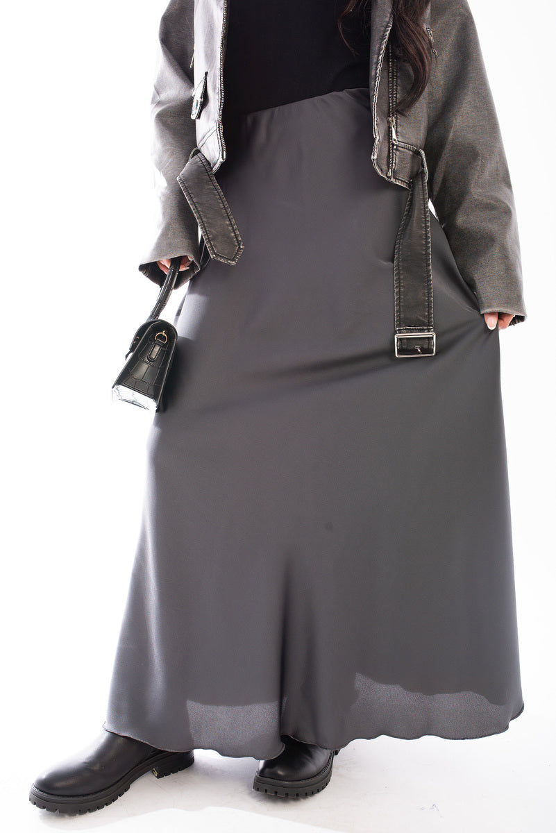 Lightweight High Waisted Maxi Skirt