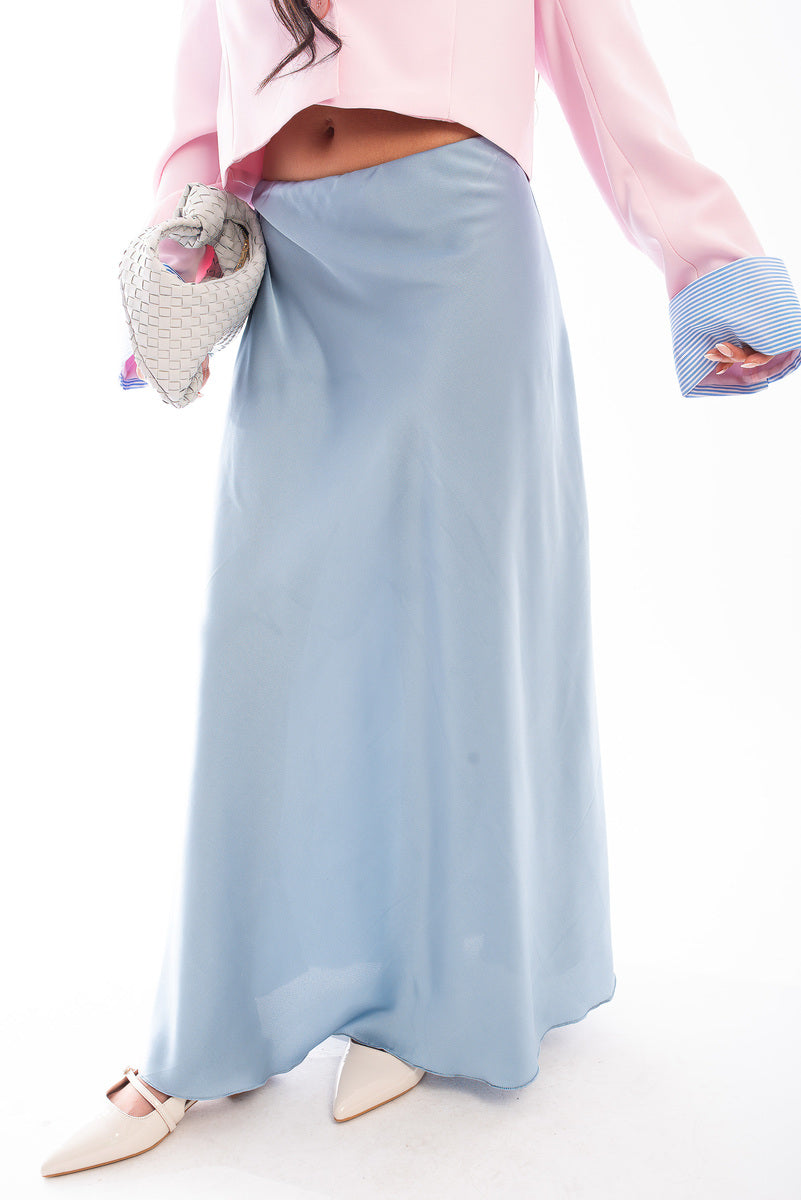 Lightweight High Waisted Maxi Skirt