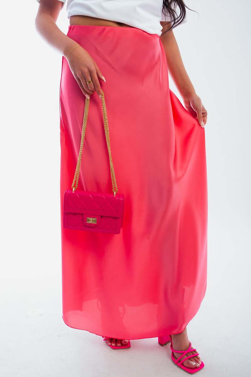 Lightweight High Waisted Maxi Skirt