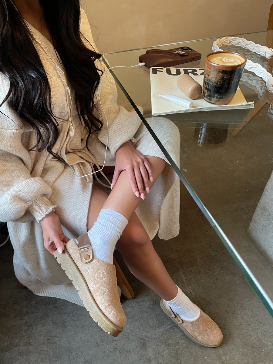 Printed Sling Back Platform Clogs