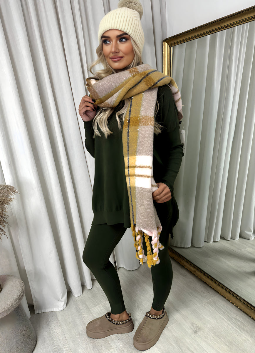 Oversized Long Sleeve Top and Leggings Co-ord Set