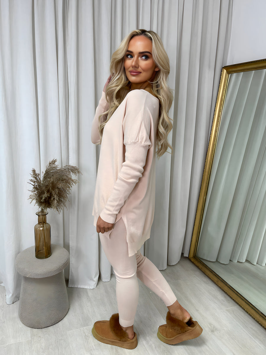 Oversized Long Sleeve Top and Leggings Co-ord Set
