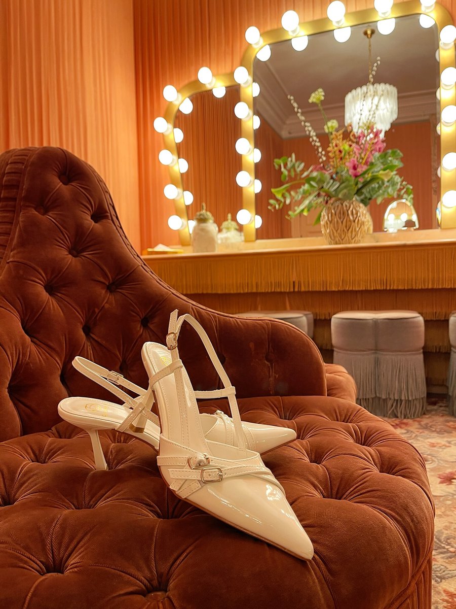 Slingback Strappy Buckle High Heels