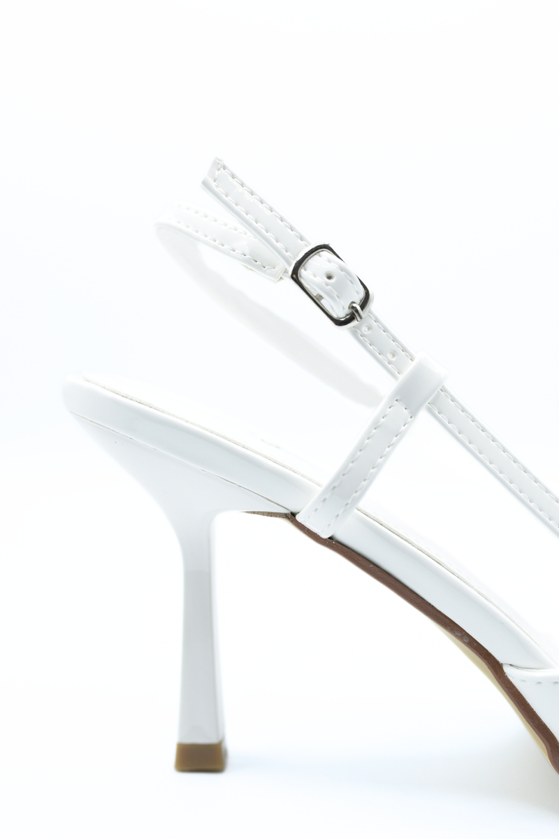 Slingback Strappy Buckle High Heels