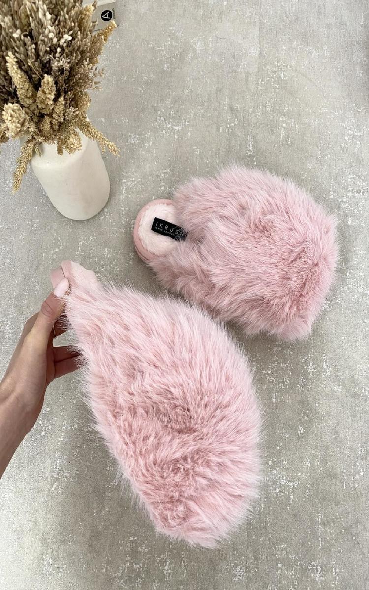 Fluffy Faux Fur Slippers