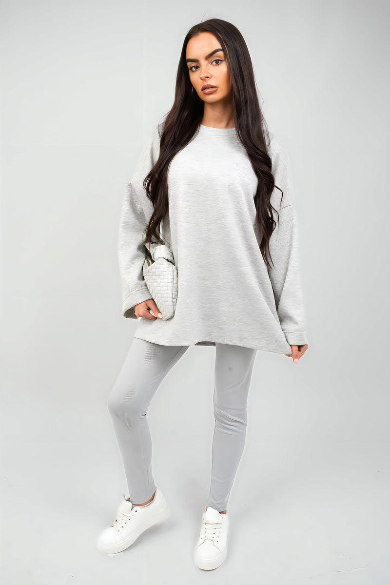 Oversized Long Sleeve Sweatshirt Top