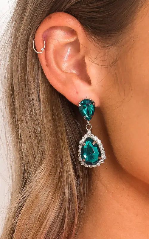 Jewel Drop Earrings - Elite Urban