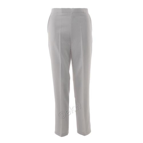 Bowls White Straight Leg Trousers by Ek Wholesale