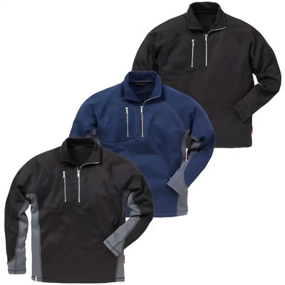 Mens Half Zip Sweatshirt Water Repellent Jumper Elite Urban