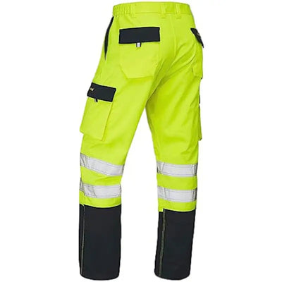 Mens Hi Vis Polycotton Safety Work Trousers - HV039 Elite Urban