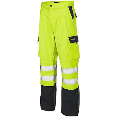 Mens Hi Vis Polycotton Safety Work Trousers - HV039 Elite Urban