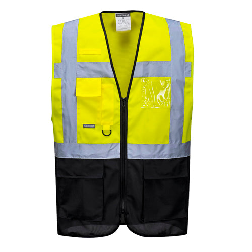 Portwest C476 Warsaw Executive Hi Vis Zip Vest